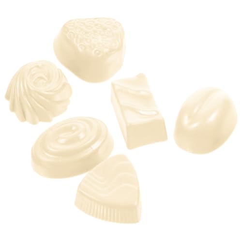 Kisangel 6 Stück Teiliges Realistischer Schokoladenmodelle in Verschiedenen Formen Bunter Deko für Küchen Schaufenster Lernspielzeug für Kreative Displays Kisangel 6 Stück Teiliges Realistischer Schokoladenmodelle in Verschiedenen Formen Bunter Deko für Küchen Schaufenster Lernspielzeug für Kreative Displays von Kisangel