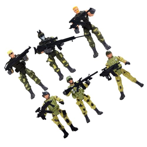 Kisangel 6 Stück Teiliges Special Forces Spielfiguren Abnehmbare Arme und Beine Interaktives Rollenspiel für Jungen und Mädchen Langlebiges Kunststoffmaterial Pädagogisch Kisangel 6 Stück Teiliges Special Forces Spielfiguren Abnehmbare Arme und Beine Interaktives Rollenspiel für Jungen und Mädchen Langlebiges Kunststoffmaterial Pädagogisch von Kisangel