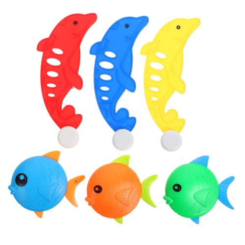 Kisangel 6 Stück Teiliges Tauchtier mit Delfin und Fisch Kinderfreundliches Badespielzeug aus Kunststoff Lustige Unterwasser Spielzeuge für Schwimmbad für Mädchen und Jungen zum Kisangel 6 Stück Teiliges Tauchtier mit Delfin und Fisch Kinderfreundliches Badespielzeug aus Kunststoff Lustige Unterwasser Spielzeuge für Schwimmbad für Mädchen und Jungen zum von Kisangel