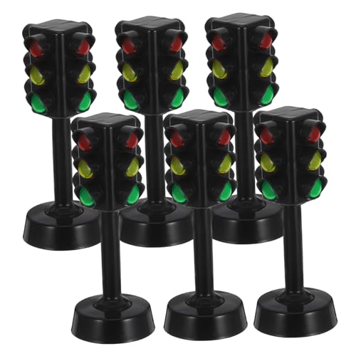 Kisangel 6 Stück Teiliges Verkehrszeichen Spielset mit Ampelspielzeug für Pädagogisches Lernspielzeug zur Verkehrssicherheit Bunte Simulation für Kreative Rollenspiele und Kognitive Kisangel 6 Stück Teiliges Verkehrszeichen Spielset mit Ampelspielzeug für Pädagogisches Lernspielzeug zur Verkehrssicherheit Bunte Simulation für Kreative Rollenspiele und Kognitive von Kisangel
