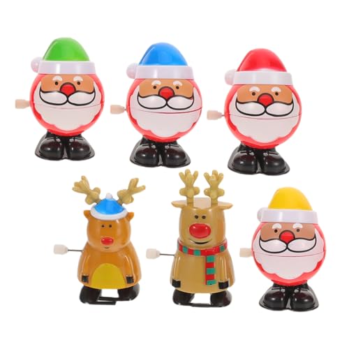 Kisangel 6 Stück Weihnachtskette Lustiges Laufendes Aufziehen Musikalisches Rentierspielzeug Spielzeugset Zum Aufziehen Kleine Spielsachen Metall Kisangel 6 Stück Weihnachtskette Lustiges Laufendes Aufziehen Musikalisches Rentierspielzeug Spielzeugset Zum Aufziehen Kleine Spielsachen Metall von Kisangel