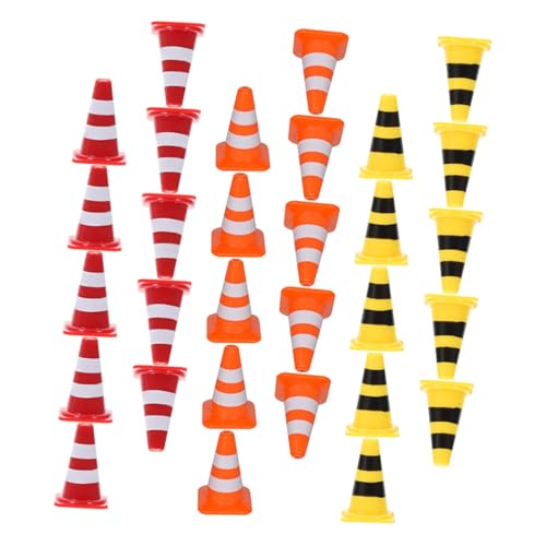 Kisangel 60 Stück Teiliges Mini Verkehrszeichen Lernspielzeug Bunte Straßenbarrieren aus Kunststoff für Pädagogisches Rollenspiel und Verkehrssicherheit Kisangel 60 Stück Teiliges Mini Verkehrszeichen Lernspielzeug Bunte Straßenbarrieren aus Kunststoff für Pädagogisches Rollenspiel und Verkehrssicherheit von Kisangel