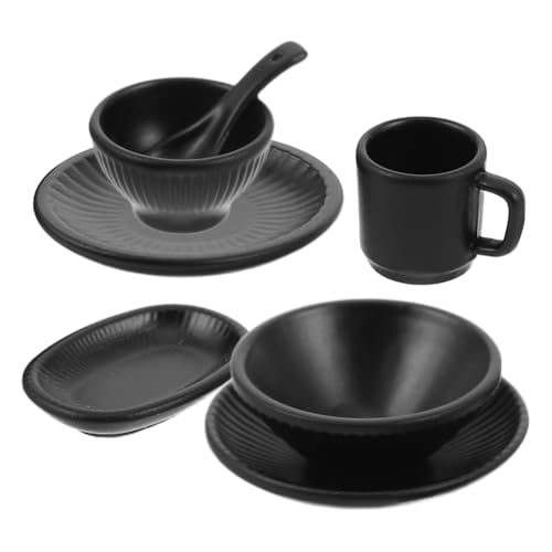 Kisangel 7 Stück Teiliges Miniatur-Dollhouse-küchen-Set aus Strapazierfähigem Inklusive Kleiner Schalen Teller und Becher Realistisch Gestaltet für DIY Puppenhausdekoration Pretend-Play Kisangel 7 Stück Teiliges Miniatur-Dollhouse-küchen-Set aus Strapazierfähigem Inklusive Kleiner Schalen Teller und Becher Realistisch Gestaltet für DIY Puppenhausdekoration Pretend-Play von Kisangel