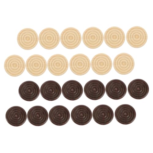 Kisangel 72 Stück Teiliges Holz Schach Dame spielzubehör Helle Dunkle Runde Holzfiguren Glatte Oberfläche für Schach Dame und Würfelspiel Leicht Tragbar für Freizeit und Unterricht Kisangel 72 Stück Teiliges Holz Schach Dame spielzubehör Helle Dunkle Runde Holzfiguren Glatte Oberfläche für Schach Dame und Würfelspiel Leicht Tragbar für Freizeit und Unterricht von Kisangel