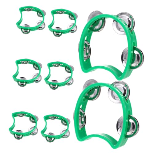 Kisangel 8 Stück Teiliges Grünes Handtamburin für Dickes Kindersicheres Musikspielzeug mit Klaren Metallschellen Leicht und Griffig für Kleinkinder Vorschule Familienaktivitäten und Partys Kisangel 8 Stück Teiliges Grünes Handtamburin für Dickes Kindersicheres Musikspielzeug mit Klaren Metallschellen Leicht und Griffig für Kleinkinder Vorschule Familienaktivitäten und Partys von Kisangel
