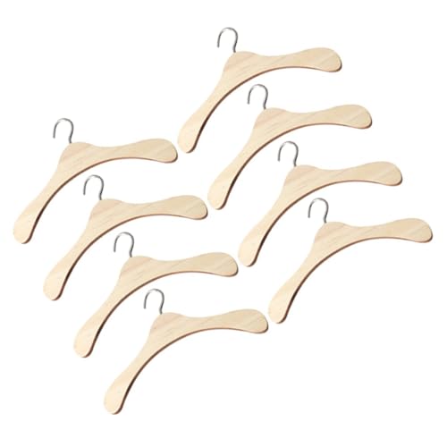 Kisangel 8 Stück Teiliges Kleiderbügel aus Holz für Puppenkleidung Kleine Puppenbügel Glatte Oberfläche Platzsparend Geeignet für Puppenhäuser und Spielzeugkleidung Kisangel 8 Stück Teiliges Kleiderbügel aus Holz für Puppenkleidung Kleine Puppenbügel Glatte Oberfläche Platzsparend Geeignet für Puppenhäuser und Spielzeugkleidung von Kisangel