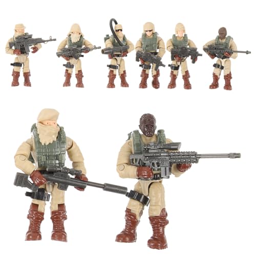 Kisangel 8 Stück Teiliges Kleine Plastik Soldatenmodelle Bewegliche Miniatur Soldatenfiguren für Militärszenen Langlebig Wetterbeständig als oder Sammlerstück für Freunde Kisangel 8 Stück Teiliges Kleine Plastik Soldatenmodelle Bewegliche Miniatur Soldatenfiguren für Militärszenen Langlebig Wetterbeständig als oder Sammlerstück für Freunde von Kisangel