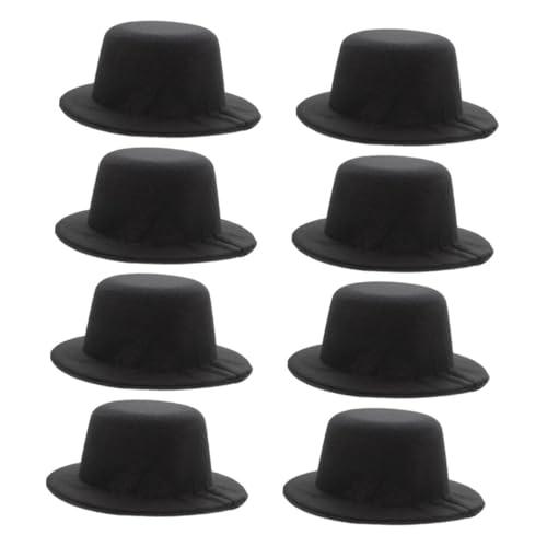 Kisangel 8 Stück Teiliges Mini Hüte Schwarz für DIY Basteln Puppenhaus Zubehör Party Deko Kleine Mützen für Kuscheltiere und Handwerksprojekte Kisangel 8 Stück Teiliges Mini Hüte Schwarz für DIY Basteln Puppenhaus Zubehör Party Deko Kleine Mützen für Kuscheltiere und Handwerksprojekte von Kisangel