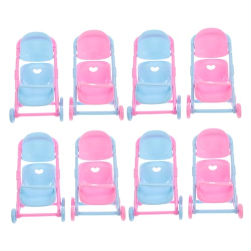 Kisangel 8 Stück Teiliges Mini Puppenwagen Realistische Kinderwagen Detailgetreue Miniatur Buggy Leicht zu Reinigen Zubehör für Rollenspiele und Puppenhäuser Kisangel 8 Stück Teiliges Mini Puppenwagen Realistische Kinderwagen Detailgetreue Miniatur Buggy Leicht zu Reinigen Zubehör für Rollenspiele und Puppenhäuser von Kisangel