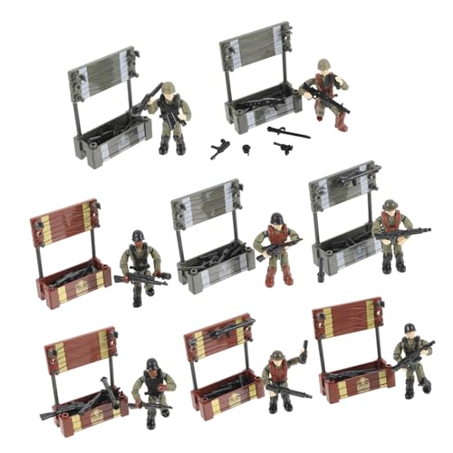 Kisangel 8 Stück Teiliges Mini Soldatenfiguren Militärische Miniatur Figuren Realistische Mini People Models für Sandtisch Diorama Jungen Kisangel 8 Stück Teiliges Mini Soldatenfiguren Militärische Miniatur Figuren Realistische Mini People Models für Sandtisch Diorama Jungen von Kisangel