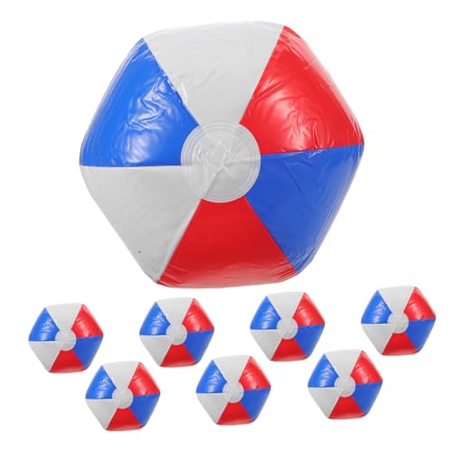 Kisangel 8 Stück Teiliges PVC Strandball Aufblasbar Bunte Panel Bälle Wasserspielzeug Für Sommer Pool Party Outdoor Kisangel 8 Stück Teiliges PVC Strandball Aufblasbar Bunte Panel Bälle Wasserspielzeug Für Sommer Pool Party Outdoor von Kisangel