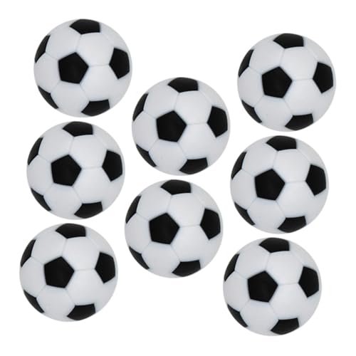 Kisangel 8 Teiliges Tischfußball Maschinenzubehör Mini Fußball Schreibtisch Fußball Tischfußballbälle Natürlicher Tischfußball Mini Tischfußballspielzubehör Tischfußball Ersatz von Kisangel