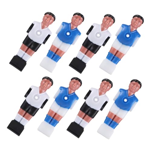 Kisangel 8St Tischfußballpuppe Tischfußball Figuren Tischfußball Spieler Fußball Puppenteile Spielkonsole Fußball Tischfußballspieler-Statuen Fußball-Actionfiguren Harz von Kisangel