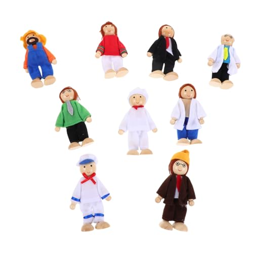 Kisangel 9 Stück Holz Und Stoffpuppen Mini Menschenfiguren Biegsame Holzfiguren Mini Holzpuppen Puppenhaus Miniaturen Holz Minifiguren Bauarbeiterfigur Bewegliche Gelenkpuppen Kisangel 9 Stück Holz Und Stoffpuppen Mini Menschenfiguren Biegsame Holzfiguren Mini Holzpuppen Puppenhaus Miniaturen Holz Minifiguren Bauarbeiterfigur Bewegliche Gelenkpuppen von Kisangel