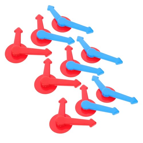 Kisangel 9 Stück Teiliges Zeiger Robustem Kunststoff Drehbarer Zeiger für Brettspiele Pädagogisches Lernspielzeug für Schule Party und Zuhause Kisangel 9 Stück Teiliges Zeiger Robustem Kunststoff Drehbarer Zeiger für Brettspiele Pädagogisches Lernspielzeug für Schule Party und Zuhause von Kisangel