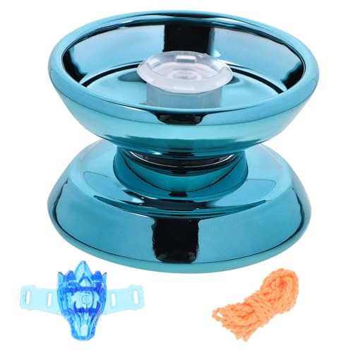 Kisangel Alloy Yo Yo Ball für Anfänger Stabiles Metallspielzeug mit Glattem Drehmechanismus Tragbar und Handfreundlich für Einsteiger Blaues Design Kisangel Alloy Yo Yo Ball für Anfänger Stabiles Metallspielzeug mit Glattem Drehmechanismus Tragbar und Handfreundlich für Einsteiger Blaues Design von Kisangel