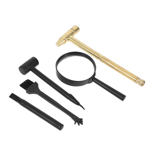 Kisangel Archäologisches Ausgrabungsset für Teilig mit Hammer Meißel Pinsel und Lupe Realistisches Dino Grabungswerkzeug für Edelstein Entdeckung Fördert Kreativität und Kisangel Archäologisches Ausgrabungsset für Teilig mit Hammer Meißel Pinsel und Lupe Realistisches Dino Grabungswerkzeug für Edelstein Entdeckung Fördert Kreativität und von Kisangel