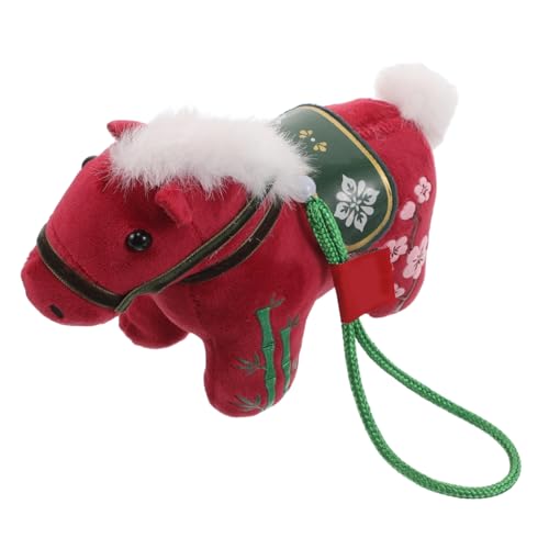 Kisangel Chinesisches Tierkreiszeichen Pferd Plüschanhänger Weiches Stofftier Maskottchen Kleiner Pferdeanhänger Rucksack Auto Dekoration Reisebegleiter Geschenk Kisangel Chinesisches Tierkreiszeichen Pferd Plüschanhänger Weiches Stofftier Maskottchen Kleiner Pferdeanhänger Rucksack Auto Dekoration Reisebegleiter Geschenk von Kisangel