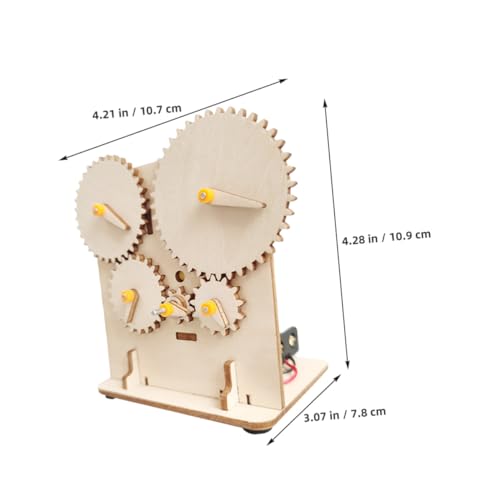 Kisangel DIY Holzbausatz Getriebeantrieb Lernspielzeug für Grundschüler Pädagogisches Wissenschaftskit zur Motorikförderung Präzise Teile für Kinderhandwerk für Schule und Zuhause Kisangel DIY Holzbausatz Getriebeantrieb Lernspielzeug für Grundschüler Pädagogisches Wissenschaftskit zur Motorikförderung Präzise Teile für Kinderhandwerk für Schule und Zuhause von Kisangel