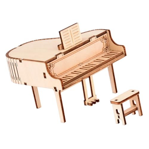 Kisangel DIY Holzpuzzle Klavier Musikbox Umweltfreundliches Bastelspielzeug für Pädagogisches Holzmodell Kreatives für Jungen und Mädchen Langlebiges Holzmaterial Kisangel DIY Holzpuzzle Klavier Musikbox Umweltfreundliches Bastelspielzeug für Pädagogisches Holzmodell Kreatives für Jungen und Mädchen Langlebiges Holzmaterial von Kisangel