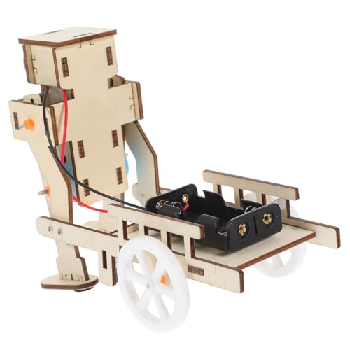 Kisangel DIY Holzroboter Bausatz für Wissenschaftliches Experimentierspielzeug Holzpuzzle Bausatz mit Elektromotor Fördert Handfertigkeit und Problemlösung Kreatives Lernspielzeug Ab Kisangel DIY Holzroboter Bausatz für Wissenschaftliches Experimentierspielzeug Holzpuzzle Bausatz mit Elektromotor Fördert Handfertigkeit und Problemlösung Kreatives Lernspielzeug Ab von Kisangel