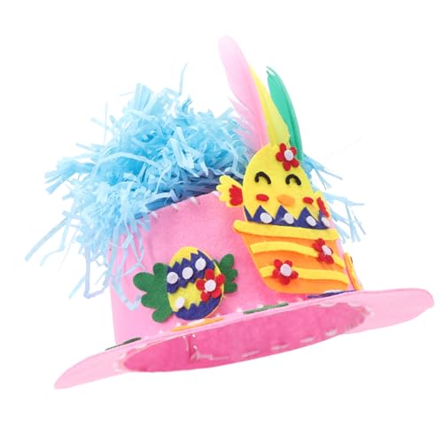 Kisangel DIY Osterhut Bastelset für Weichem Vliesstoff mit Bunten Federn und Süßen Aufklebern für Ostern Frühlingsbasteln Jungen und Mädchen Kreatives Party Zubehör Zufällige Farbe Kisangel DIY Osterhut Bastelset für Weichem Vliesstoff mit Bunten Federn und Süßen Aufklebern für Ostern Frühlingsbasteln Jungen und Mädchen Kreatives Party Zubehör Zufällige Farbe von Kisangel