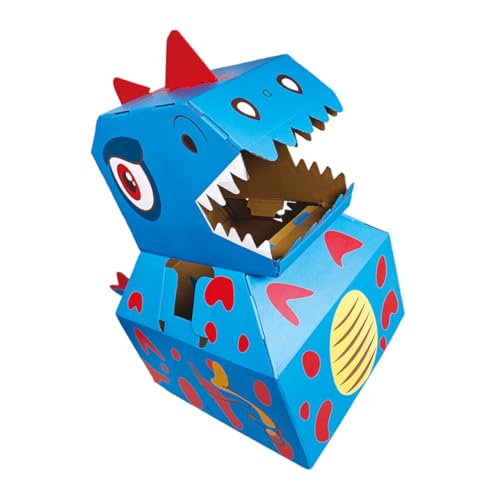 Kisangel Dinosaurier DIY Karton Modell Bastelset zum Anziehen Kreatives Rollenspiel Leichtes und Sicheres Lernspielzeug Fördert Fantasie und Geschicklichkeit Kisangel Dinosaurier DIY Karton Modell Bastelset zum Anziehen Kreatives Rollenspiel Leichtes und Sicheres Lernspielzeug Fördert Fantasie und Geschicklichkeit von Kisangel