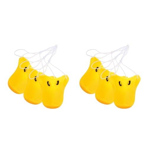 Kisangel Entennasenmaske 6Pcs Entenbechnungsschnabel Nase Duck Bill Mask Duck Kostümzubehör Für Erwachsene Kinder Kostümparty -Requisiten von Kisangel