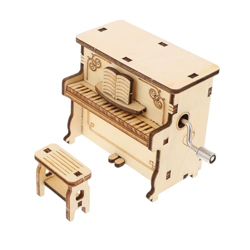Kisangel Exquisites DIY Holz Piano Modellbausatz Puzzle Musikspieluhr Bausatz zum Zusammenbauen Lernspielzeug für Kreatives Desktop Dekorationsspielzeug für Geburtstag und Kinderfest Kisangel Exquisites DIY Holz Piano Modellbausatz Puzzle Musikspieluhr Bausatz zum Zusammenbauen Lernspielzeug für Kreatives Desktop Dekorationsspielzeug für Geburtstag und Kinderfest von Kisangel