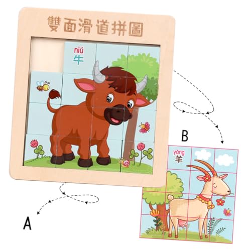 Kisangel Finger Slide Puzzle Holzspielzeug für Montessori Bauklötze Sicheres Langlebiges Lernspielzeug für Jungen und Mädchen Fördert Feinmotorik Geschenkidee Verschiedene Designs Kisangel Finger Slide Puzzle Holzspielzeug für Montessori Bauklötze Sicheres Langlebiges Lernspielzeug für Jungen und Mädchen Fördert Feinmotorik Geschenkidee Verschiedene Designs von Kisangel