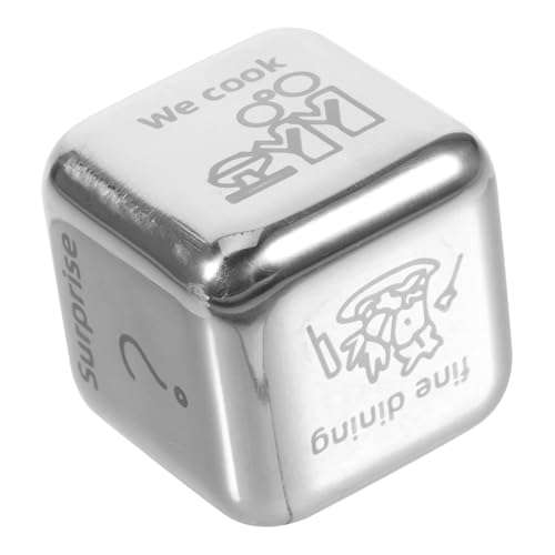 Kisangel Food Decision Dice Edelstahl Würfel Langlebig Kreative Essensauswahl Spiel für Familien als Geschenk zum Jahrestag und Besonderen Anlässen Kisangel Food Decision Dice Edelstahl Würfel Langlebig Kreative Essensauswahl Spiel für Familien als Geschenk zum Jahrestag und Besonderen Anlässen von Kisangel