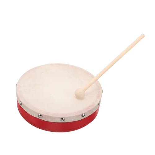 Kisangel Handtrommel aus Holz Leichtes Percussion Instrument für Kleinkinder mit Schlägel Pädagogisches Rhythmusspielzeug für Musikalische Früherziehung und Interaktiven Musikspaß zu Hause Kisangel Handtrommel aus Holz Leichtes Percussion Instrument für Kleinkinder mit Schlägel Pädagogisches Rhythmusspielzeug für Musikalische Früherziehung und Interaktiven Musikspaß zu Hause von Kisangel