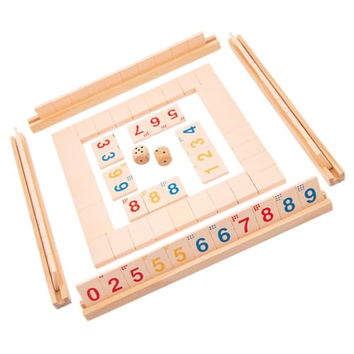 Kisangel Holz Brettspiel Shut The Box Spiel für Erwachsene Party Gesellschaftsspiel mit Zahlen Würfeln Langlebig Resistent für Familien und Freunde Lernspielzeug Kisangel Holz Brettspiel Shut The Box Spiel für Erwachsene Party Gesellschaftsspiel mit Zahlen Würfeln Langlebig Resistent für Familien und Freunde Lernspielzeug von Kisangel