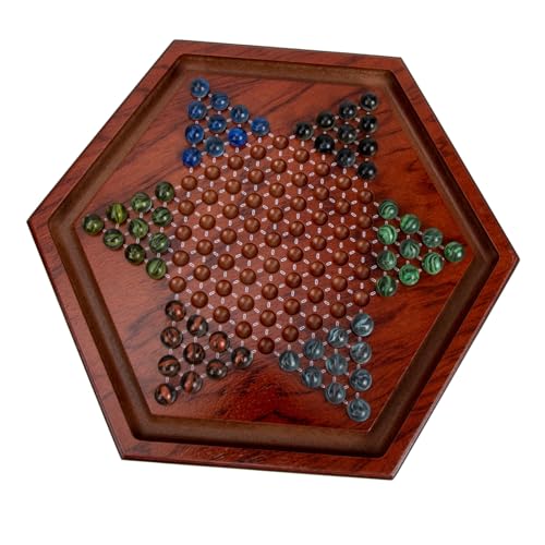 Kisangel Holz Chinese Checkers mit Murmeln Natürliches Sechseckiges Brettspiel für Fördert Logisches Leicht Tragbar für Familie und Freizeit Pädagogisches Gesellschaftsspiel Kisangel Holz Chinese Checkers mit Murmeln Natürliches Sechseckiges Brettspiel für Fördert Logisches Leicht Tragbar für Familie und Freizeit Pädagogisches Gesellschaftsspiel von Kisangel