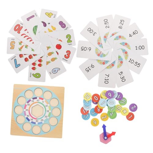 Kisangel Holz Formpuzzle Lernspielzeug Holz Uhr Zahlen und Farbenerkennung Montessori Holzspielzeug zur Frühkindlichen für Kleinkinder Kisangel Holz Formpuzzle Lernspielzeug Holz Uhr Zahlen und Farbenerkennung Montessori Holzspielzeug zur Frühkindlichen für Kleinkinder von Kisangel