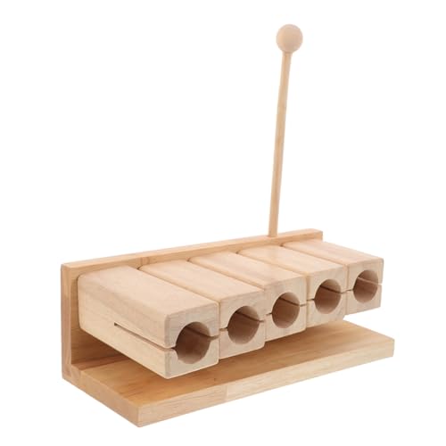 Kisangel Holz-Percussion Block Klanginstrument mit Schlägel Pädagogisches Musikspielzeug für Pentatonische Tempelblöcke Geeignet für Yoga Montessori Vorschule und Gruppenlernen Kisangel Holz-Percussion Block Klanginstrument mit Schlägel Pädagogisches Musikspielzeug für Pentatonische Tempelblöcke Geeignet für Yoga Montessori Vorschule und Gruppenlernen von Kisangel
