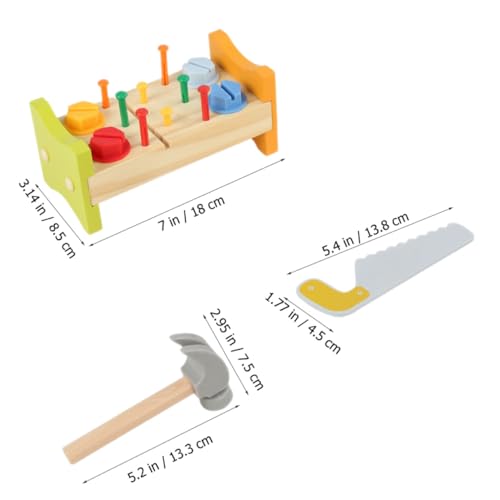 Kisangel Holz Spieltisch mit Hammer Teiliges Pädagogisches Hämmerchen Lernspielzeug für Kleinkinder von Hand Auge Koordination und Kreativität Kisangel Holz Spieltisch mit Hammer Teiliges Pädagogisches Hämmerchen Lernspielzeug für Kleinkinder von Hand Auge Koordination und Kreativität von Kisangel