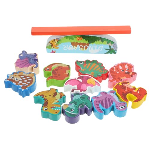 Kisangel Holz Stapelspielzeug Dinosaurier Balancespiel für Kleinkinder Holzbausteine Montessori Lernspielzeug zur Feinmotorik Kreativität Ab Jahr Kisangel Holz Stapelspielzeug Dinosaurier Balancespiel für Kleinkinder Holzbausteine Montessori Lernspielzeug zur Feinmotorik Kreativität Ab Jahr von Kisangel