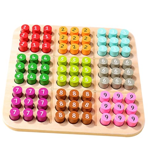 Kisangel Holz Sudoku Spielset Buntes Denkspiel für Schiebefach zur Aufbewahrung Konzentration und Geschicklichkeit Freizeit Kisangel Holz Sudoku Spielset Buntes Denkspiel für Schiebefach zur Aufbewahrung Konzentration und Geschicklichkeit Freizeit von Kisangel