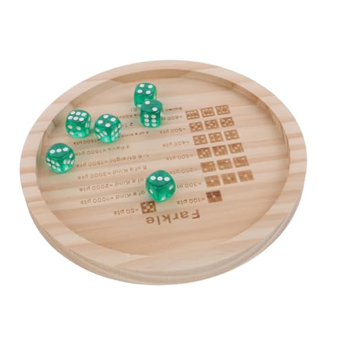 Kisangel Holz Würfeltablett mit Großer Kapazität Robust und Verschleißfest Glatte Oberfläche Sicheres Design für Familienspiele Tragbares Würfelbrett für Spielabende und Kisangel Holz Würfeltablett mit Großer Kapazität Robust und Verschleißfest Glatte Oberfläche Sicheres Design für Familienspiele Tragbares Würfelbrett für Spielabende und von Kisangel