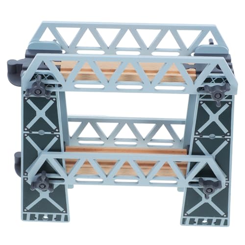 Kisangel Holz brückenmodell für Holzeisenbahn Set Abnehmbare Doppelstock hängebrücke Kompatibel mit Zugtisch zubehör Langlebiges Holzspielzeug für Kreativen Streckengestaltung Kisangel Holz brückenmodell für Holzeisenbahn Set Abnehmbare Doppelstock hängebrücke Kompatibel mit Zugtisch zubehör Langlebiges Holzspielzeug für Kreativen Streckengestaltung von Kisangel