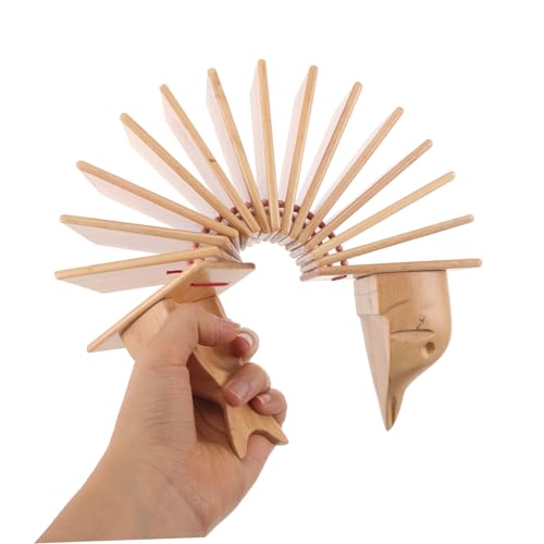 Kisangel Holz-klatsche Delfinform Handliches Holz-Percussion-Instrument Für Frühe Musikbildung Rhythmustraining Kindergarten Sicher Ergonomisch Kisangel Holz-klatsche Delfinform Handliches Holz-Percussion-Instrument Für Frühe Musikbildung Rhythmustraining Kindergarten Sicher Ergonomisch von Kisangel