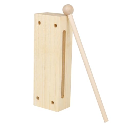 Kisangel Holz percussionblock mit Mallet Zweitoniger Rhythmusblock Klarer Klang Leichtes Musikspielzeug für Musiklehrinstrument für Spielerisches Lernen und Musikalische Früherziehung Kisangel Holz percussionblock mit Mallet Zweitoniger Rhythmusblock Klarer Klang Leichtes Musikspielzeug für Musiklehrinstrument für Spielerisches Lernen und Musikalische Früherziehung von Kisangel