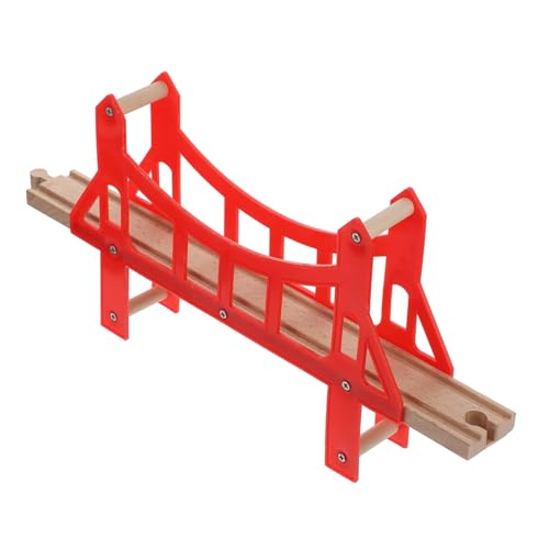 Kisangel Holzeisenbahn Brücke aus Hochwertigem Holz Sicher und Kreativ Erweiterbares Zugschienenspielzeug für Einfach Zusammenzubauen zur Erweiterung der Holzschienen Gleissets Kisangel Holzeisenbahn Brücke aus Hochwertigem Holz Sicher und Kreativ Erweiterbares Zugschienenspielzeug für Einfach Zusammenzubauen zur Erweiterung der Holzschienen Gleissets von Kisangel
