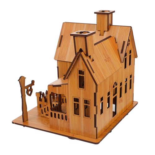 Kisangel Holzhaus Modellbausatz DIY Puzzle für Erwachsene Pädagogisches Villa Jigsaw Kreatives Bastelset Fantasie und Eltern Junge Mädchen Interaktion Kisangel Holzhaus Modellbausatz DIY Puzzle für Erwachsene Pädagogisches Villa Jigsaw Kreatives Bastelset Fantasie und Eltern Junge Mädchen Interaktion von Kisangel