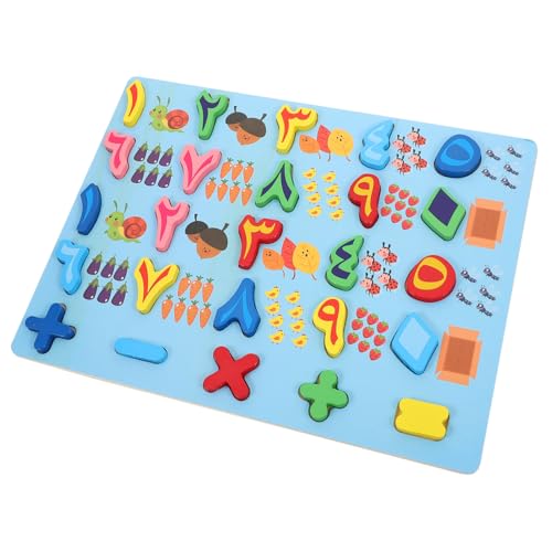 Kisangel Holzpuzzle Arabische Zahlen Lernspielzeug Pädagogisch Montessori Formenerkennung Hand Auge Koordination Mittel Blau Holzspielzeug für Vorschule Kisangel Holzpuzzle Arabische Zahlen Lernspielzeug Pädagogisch Montessori Formenerkennung Hand Auge Koordination Mittel Blau Holzspielzeug für Vorschule von Kisangel