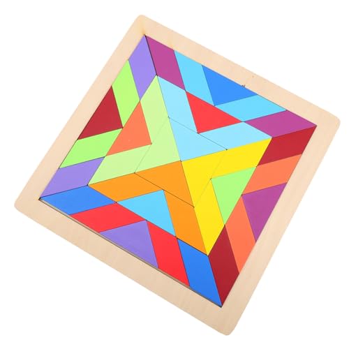 Kisangel Holzpuzzle Lernspielzeug Geometry Bauklötze Intelligenzförderndes Konstruktionsspiel für Vorschulkinder Kreatives Denkspiel Kisangel Holzpuzzle Lernspielzeug Geometry Bauklötze Intelligenzförderndes Konstruktionsspiel für Vorschulkinder Kreatives Denkspiel von Kisangel