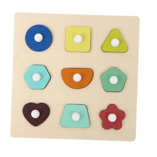 Kisangel Holzpuzzle Montessori Lernspielzeug Ab Jahr Holz Steckpuzzle Formerkennung Farben Motorik für Jungen Mädchen Kisangel Holzpuzzle Montessori Lernspielzeug Ab Jahr Holz Steckpuzzle Formerkennung Farben Motorik für Jungen Mädchen von Kisangel