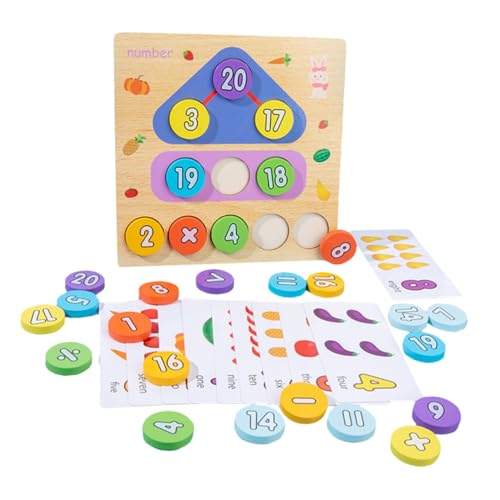 Kisangel Holzpuzzle Zahlen Buchstabenlernspiel mit Glatten Kanten Kognitives Lernspielzeug für Denkvermögen Handkoordination und Praktischem Denken Geeignet für Eltern Junge Mädchen Spiel Kisangel Holzpuzzle Zahlen Buchstabenlernspiel mit Glatten Kanten Kognitives Lernspielzeug für Denkvermögen Handkoordination und Praktischem Denken Geeignet für Eltern Junge Mädchen Spiel von Kisangel