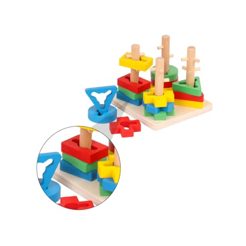 Kisangel Holzspielzeug Bausteine für Kleinkinder Ab Jahr Geometrische Formen Sortierspiel Pädagogisches Steckpuzzle zur Farberkennung und Motorikförderung Montessori Lernspielzeug Kisangel Holzspielzeug Bausteine für Kleinkinder Ab Jahr Geometrische Formen Sortierspiel Pädagogisches Steckpuzzle zur Farberkennung und Motorikförderung Montessori Lernspielzeug von Kisangel